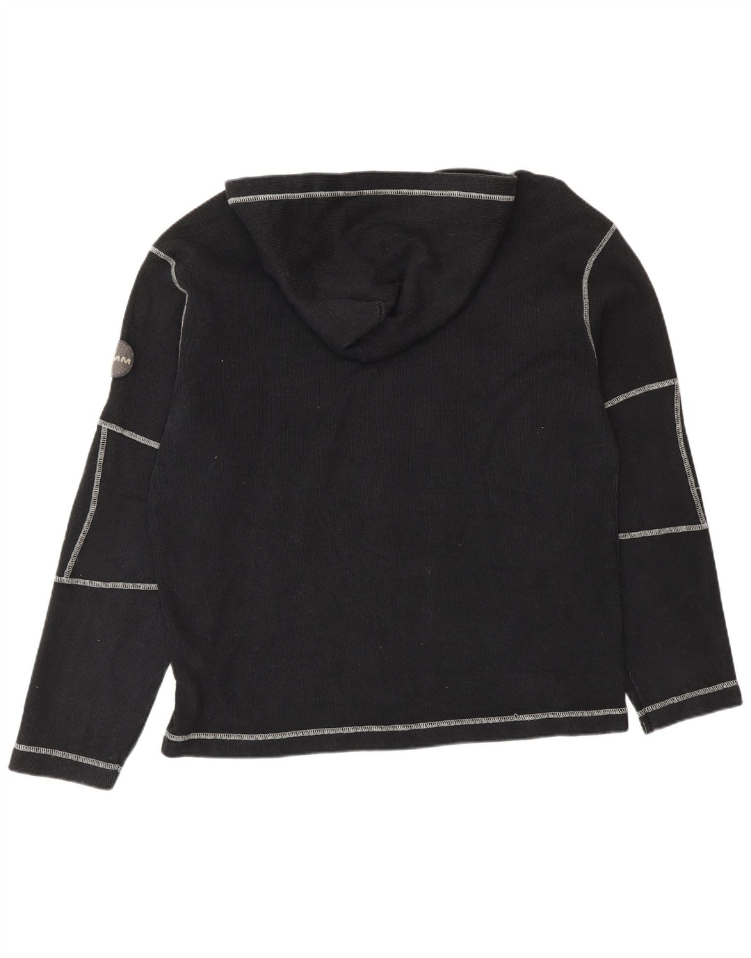 Cardigan cu glugă pentru bărbați UMM, 2XL, bumbac negru