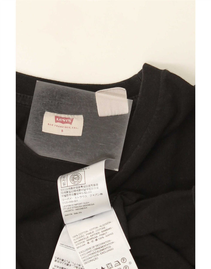 Tricou pentru femei Levi's Top UK 10 Small Black Bumbac