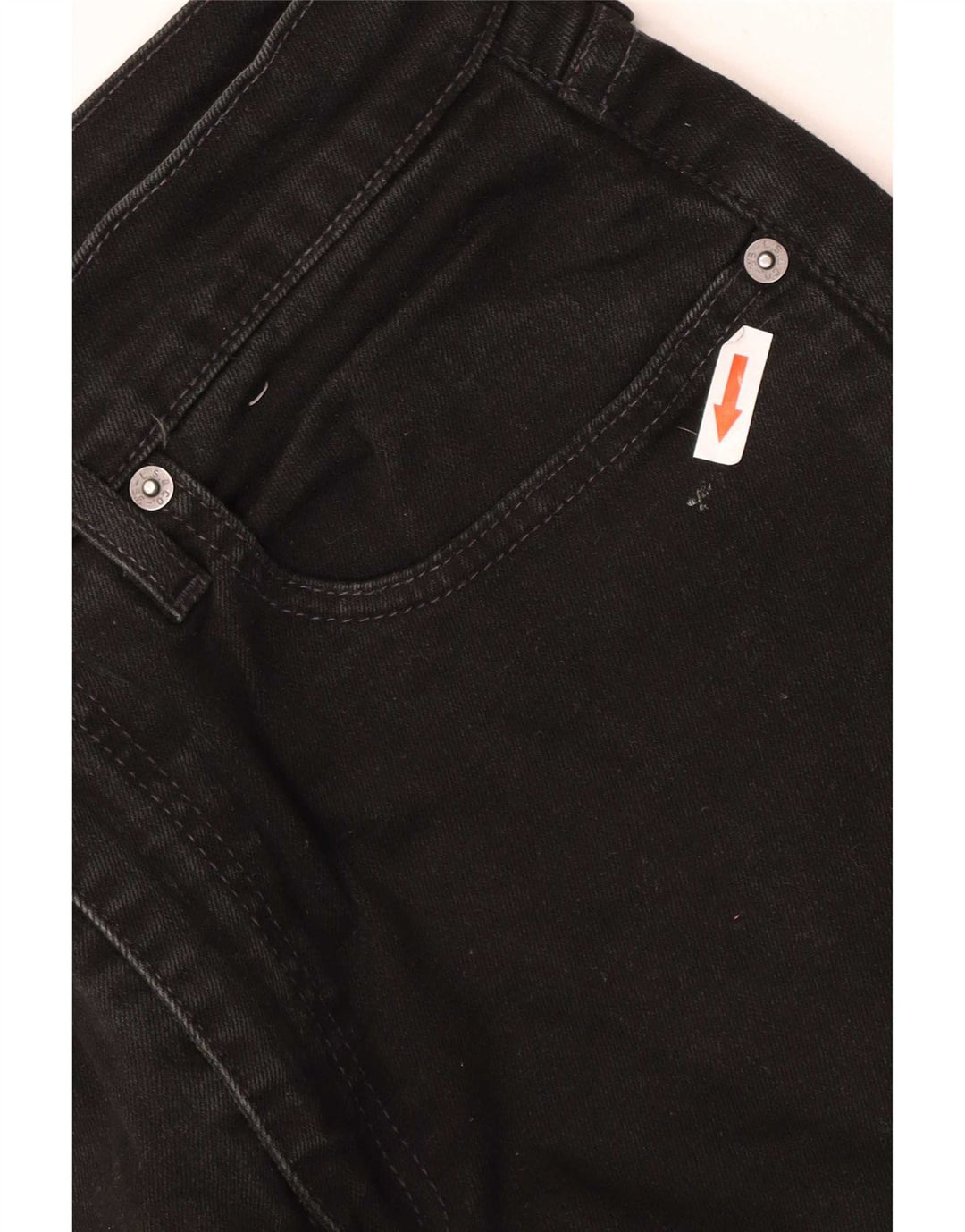Blugi conici pentru bărbați Levi's 502 W33 L30 bumbac negru