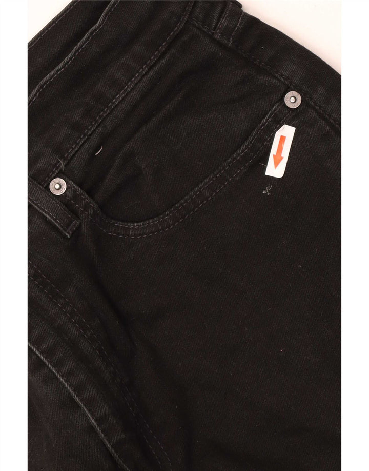 Blugi conici pentru bărbați Levi's 502 W33 L30 bumbac negru