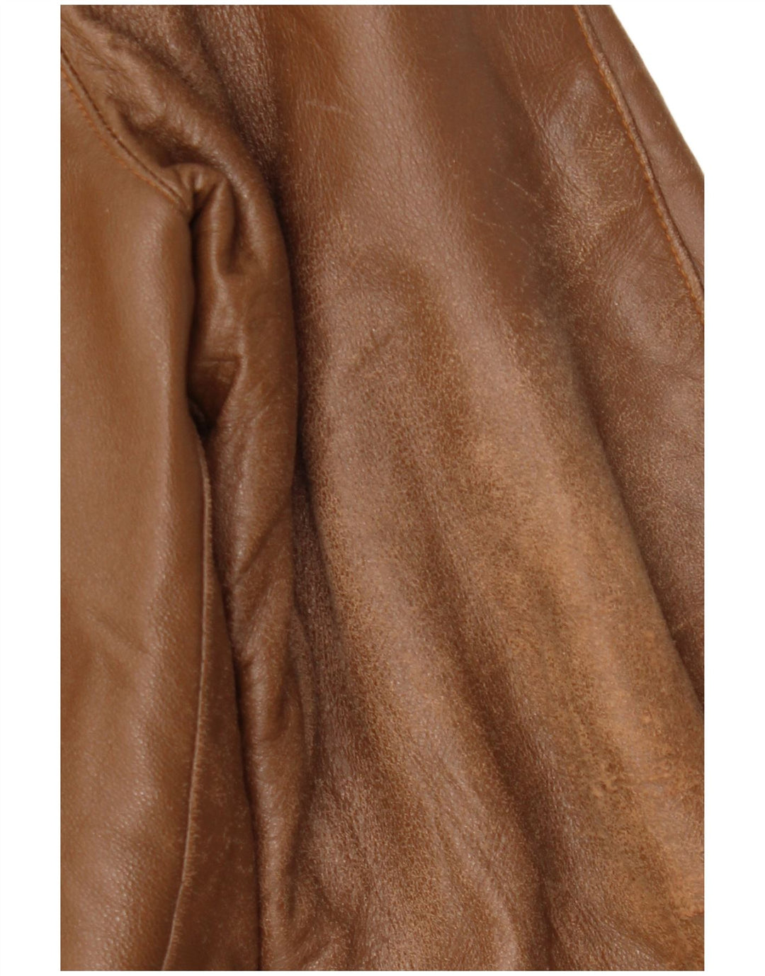 Jachetă de piele pentru femei VINTAGE IT 48 XL din piele maro