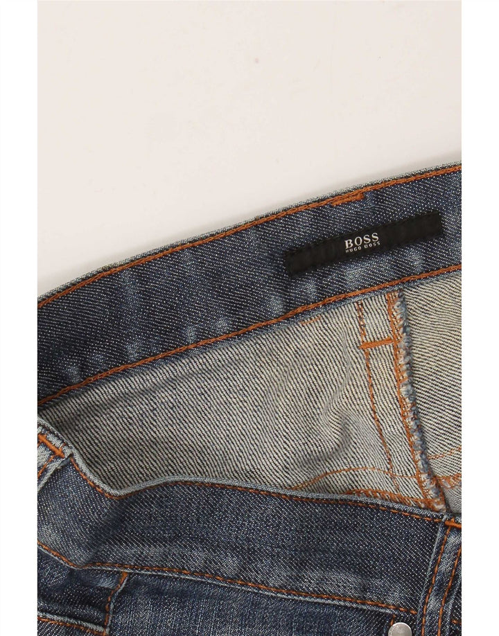 Blugi slim pentru femei Hugo Boss W29 L28 Albastru