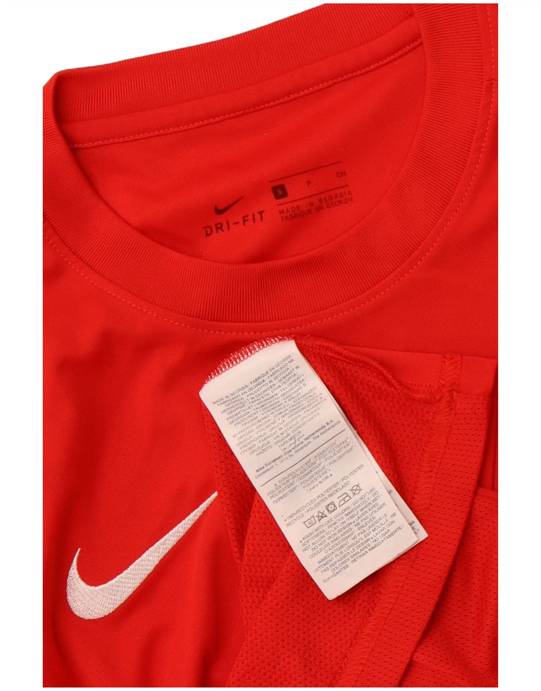 Tricou NIKE Dri Fit pentru bărbați Top mic poliester roșu