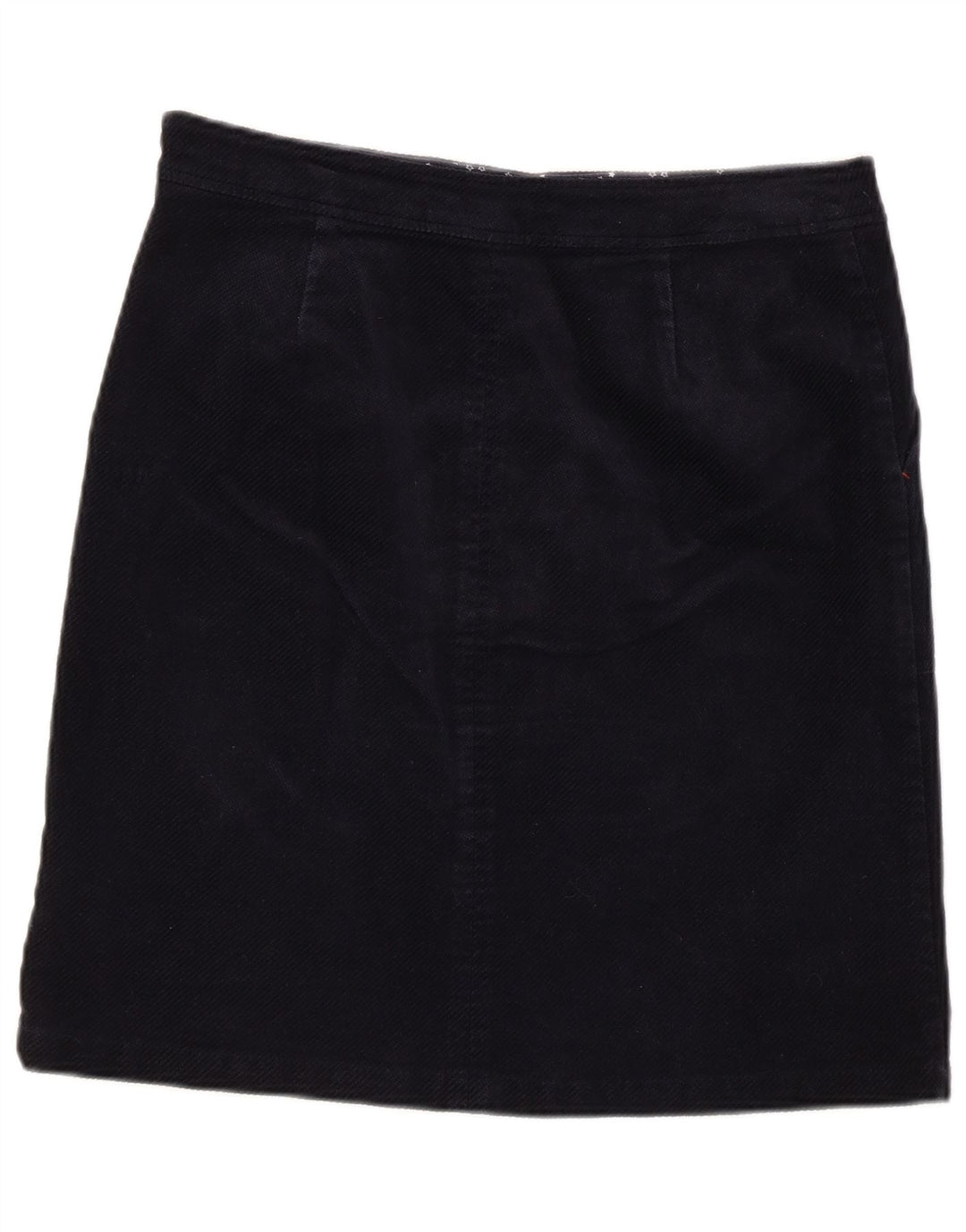 Fusta din velur pentru femei White Stuff UK 10 Small W32 Bumbac bleumarin