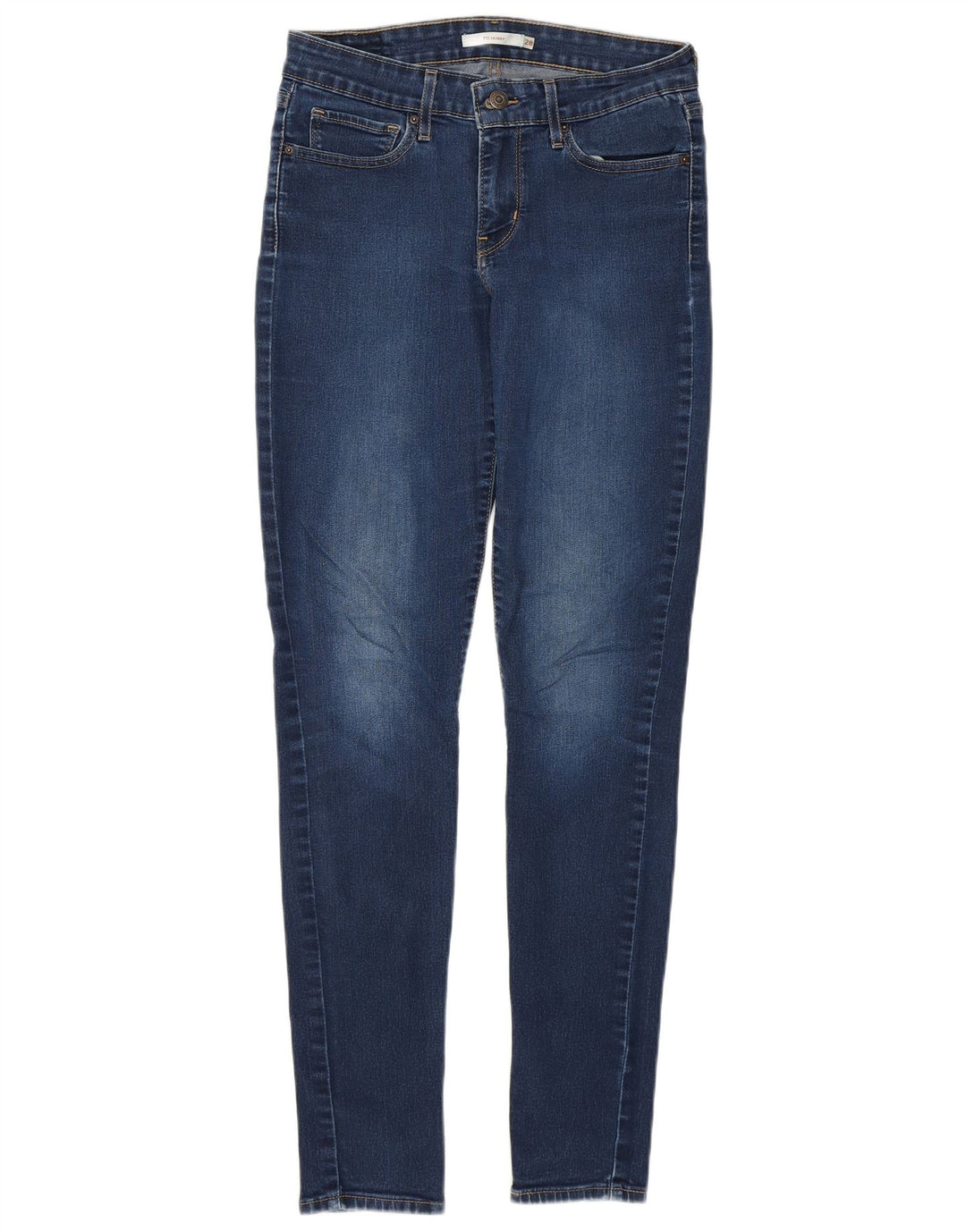 Blugi skinny 711 pentru femei LEVI'S W28 L32 bumbac albastru