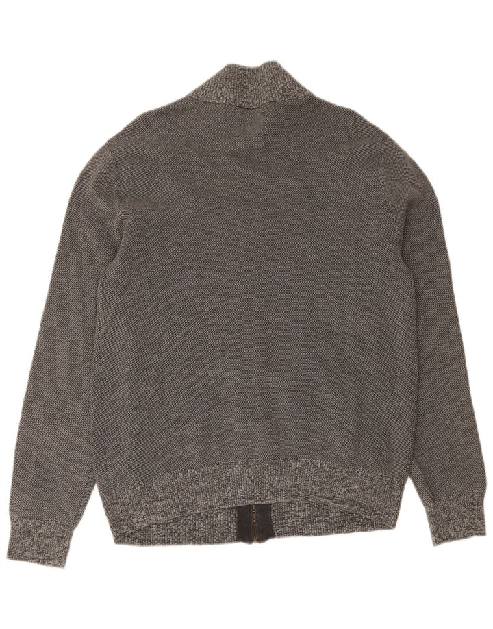 Pulover Cardigan pentru bărbați White Stuff, bumbac gri mediu