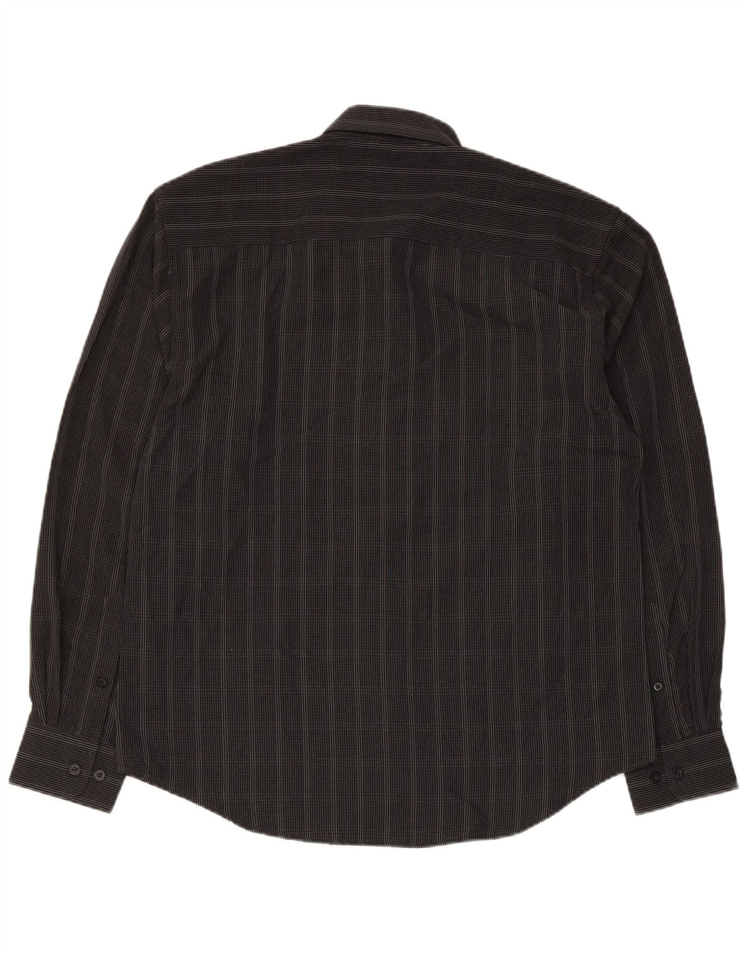 Cămașă pentru bărbați Pierre Cardin Poliester caros negru mediu