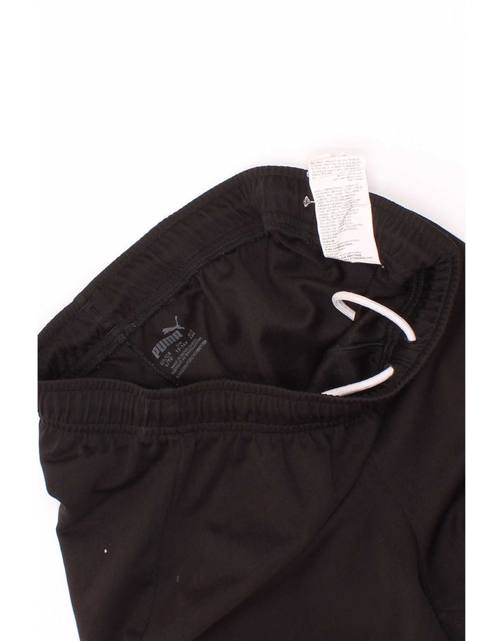 Pantaloni scurti sport Puma băieți 13-14 ani poliester negru