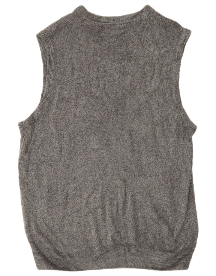 Dockers Vest pentru bărbați Tank Top mare gri acrilic pete