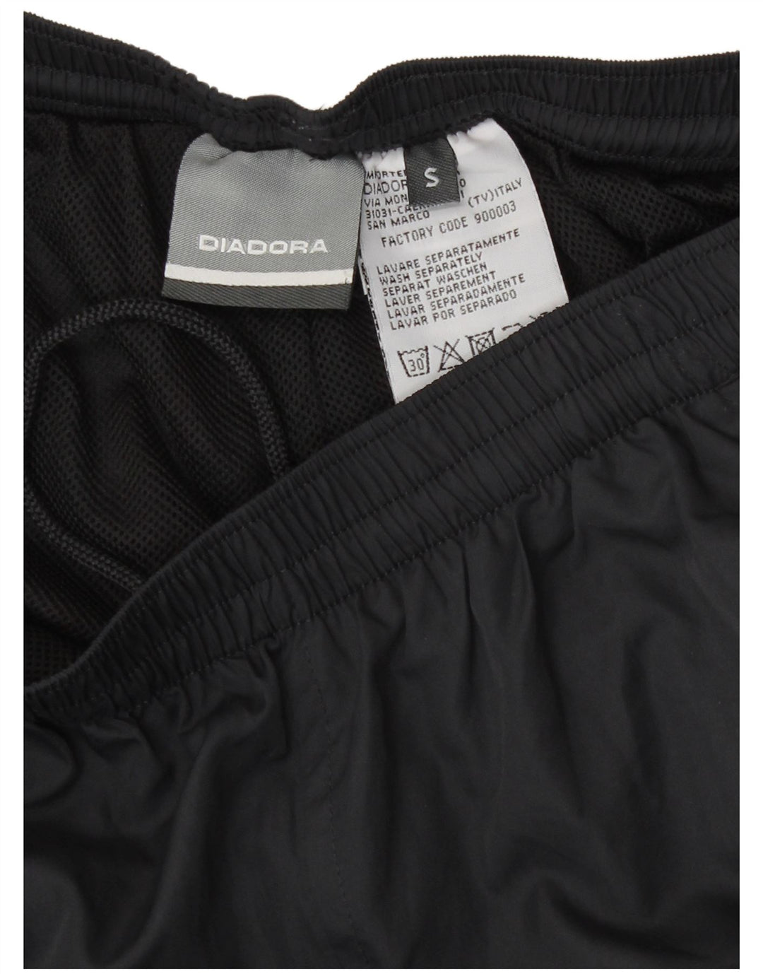 Pantaloni de trening Diadora pentru femei UK 10 Mici, gri, poliester color bloc