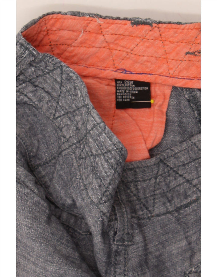 QUIKSILVER Mens Casual Shorts W28 Small Grey Cotton Vintage Quiksilver and Second-Hand Quiksilver from Messina Hembry 