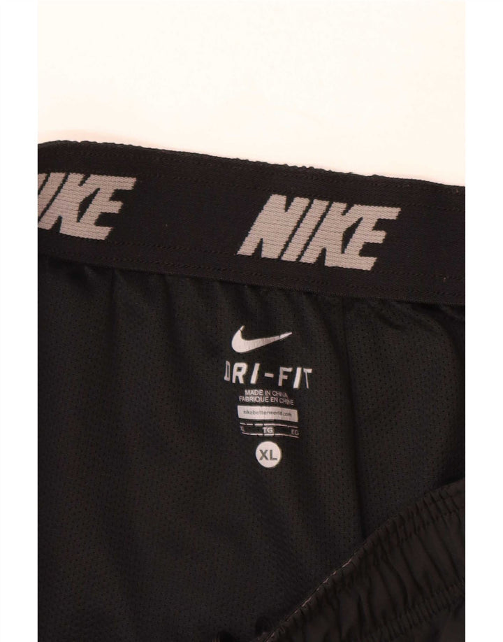 Pantaloni scurți sport Nike Dri Fit pentru bărbați XL, poliester negru