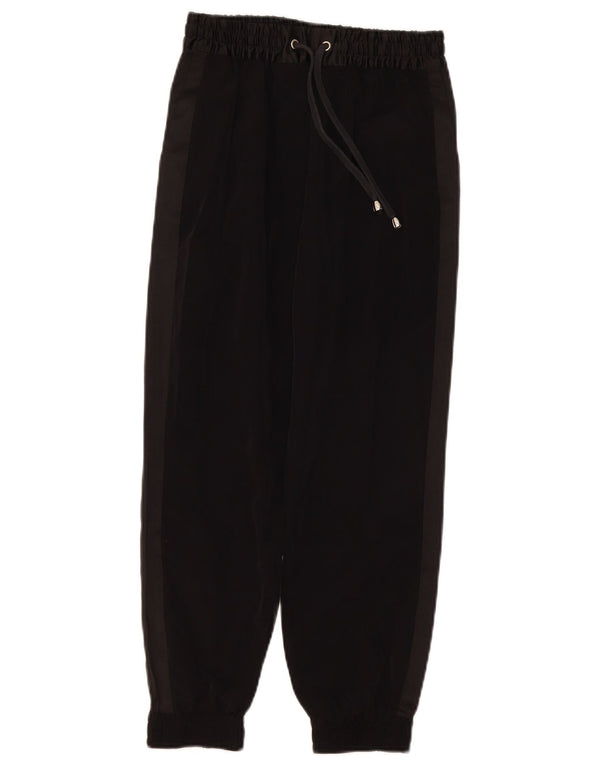 Topshop Pantaloni de jogging pentru femei, cu ajustare largi, UK 4 XS L24 L24 Poliester negru