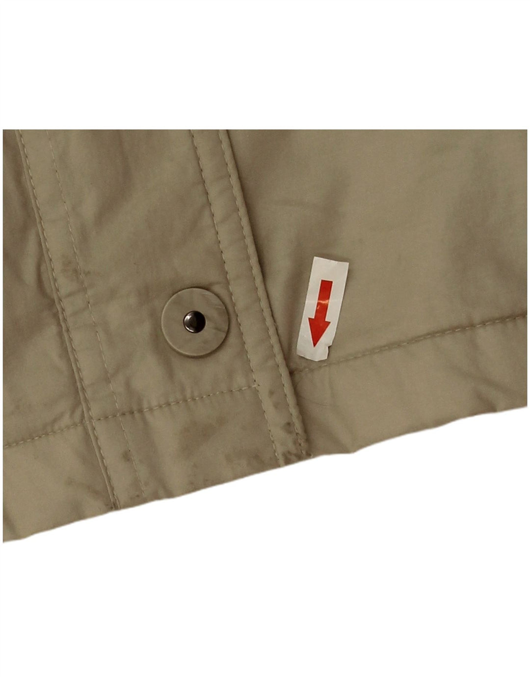 Jachetă de vânt supradimensionată pentru femei Delmod EU 46 XL bumbac bej