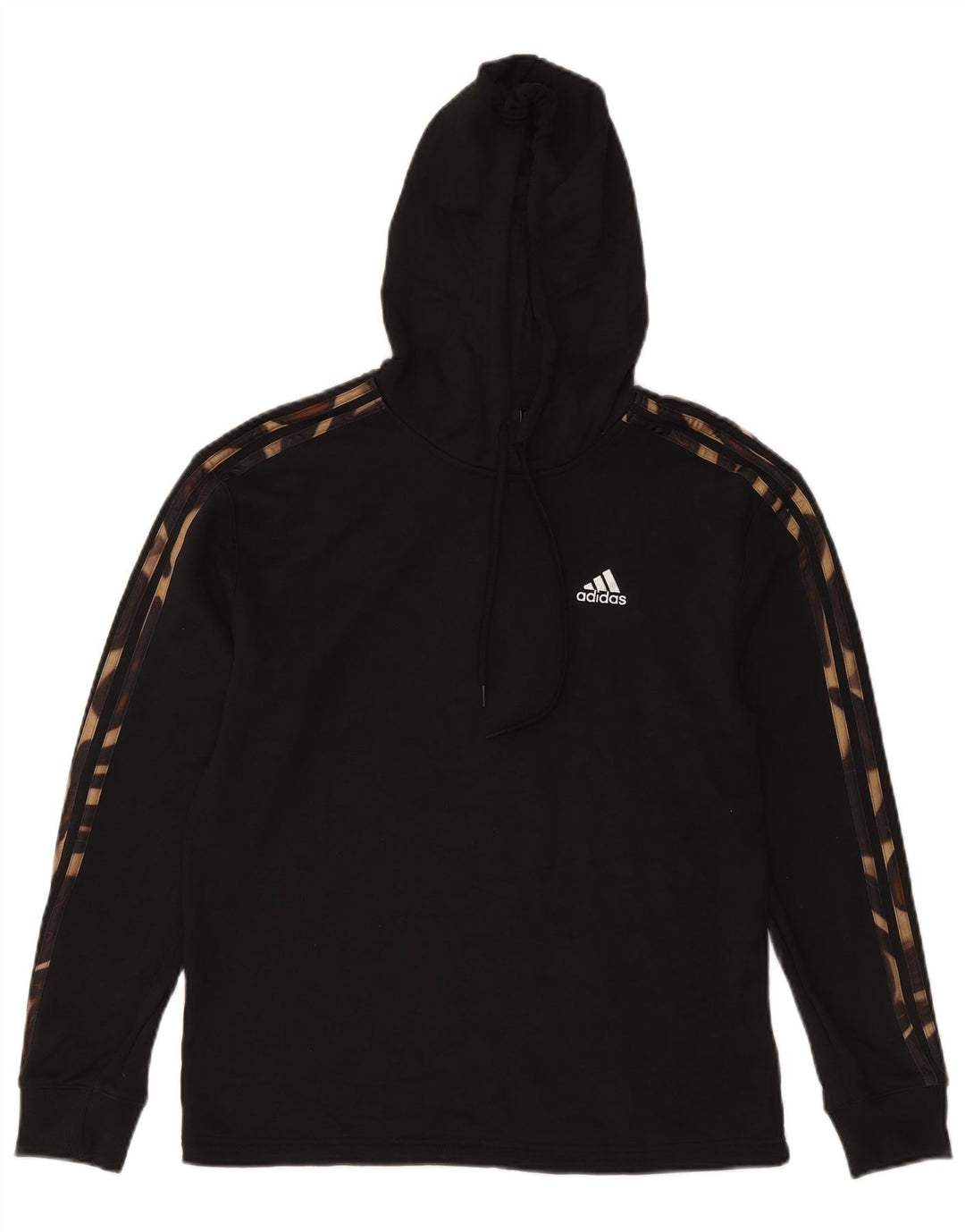 Pulover ADIDAS pentru femei, Marea Britanie 12/14, bumbac camuflaj mediu negru