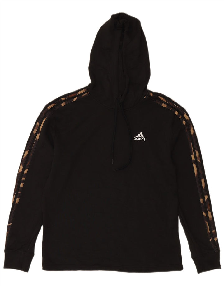 Pulover ADIDAS pentru femei, Marea Britanie 12/14, bumbac camuflaj mediu negru