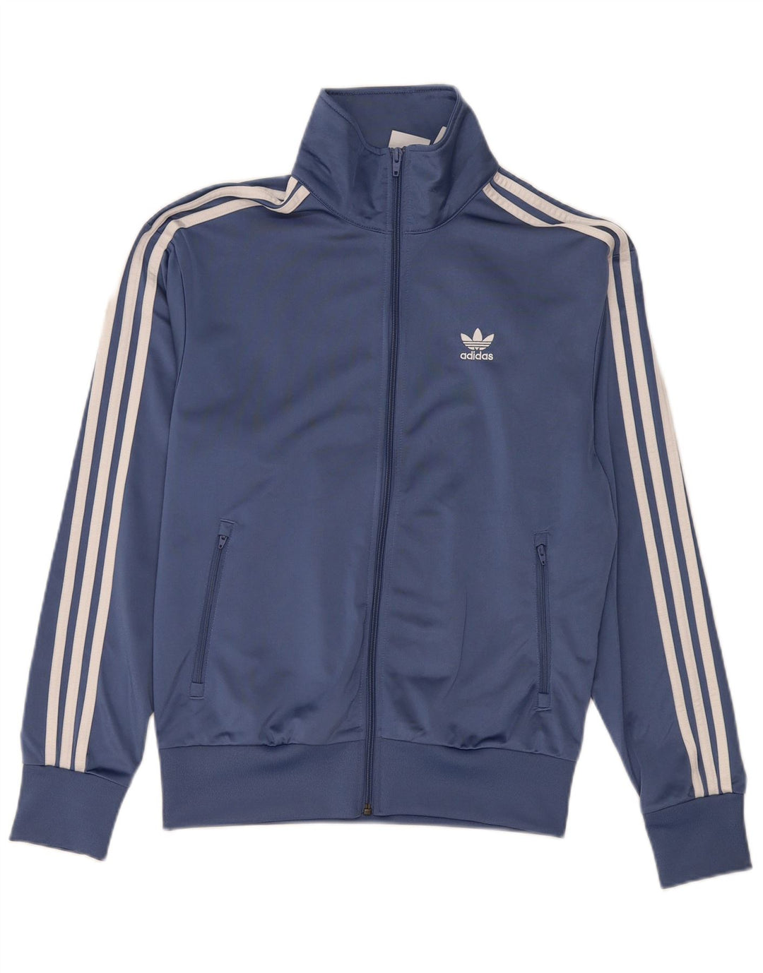 Jachetă de top pentru trening Adidas pentru bărbați, poliester albastru mic