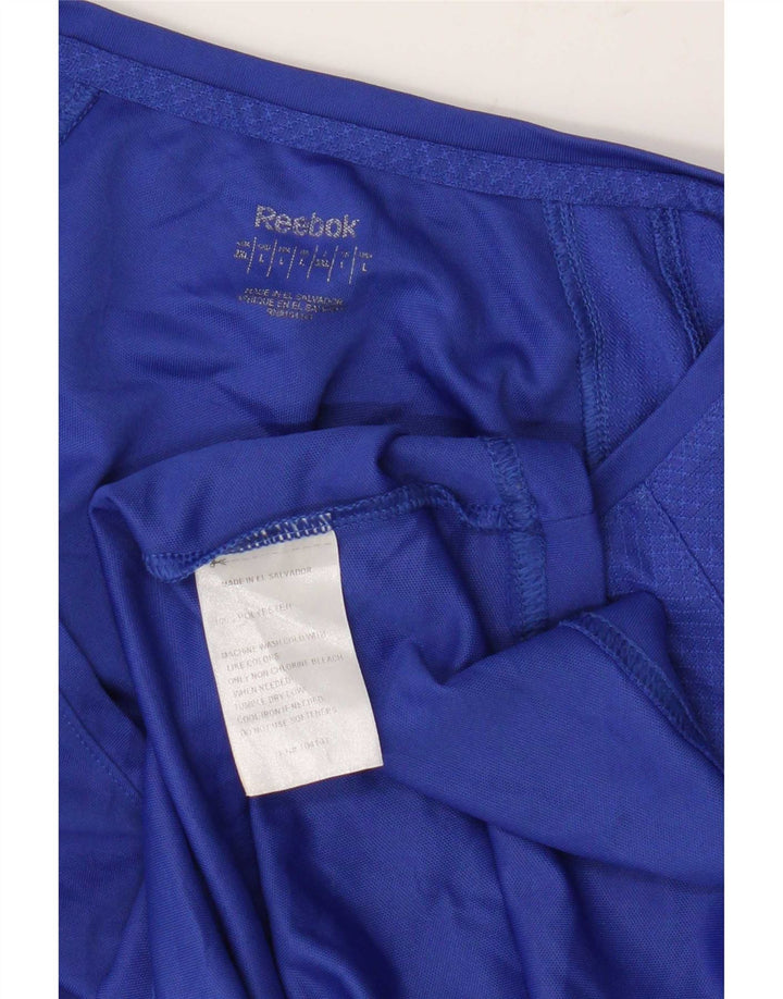 Tricou pentru femei Reebok Top UK 16 Large Blue Polyester