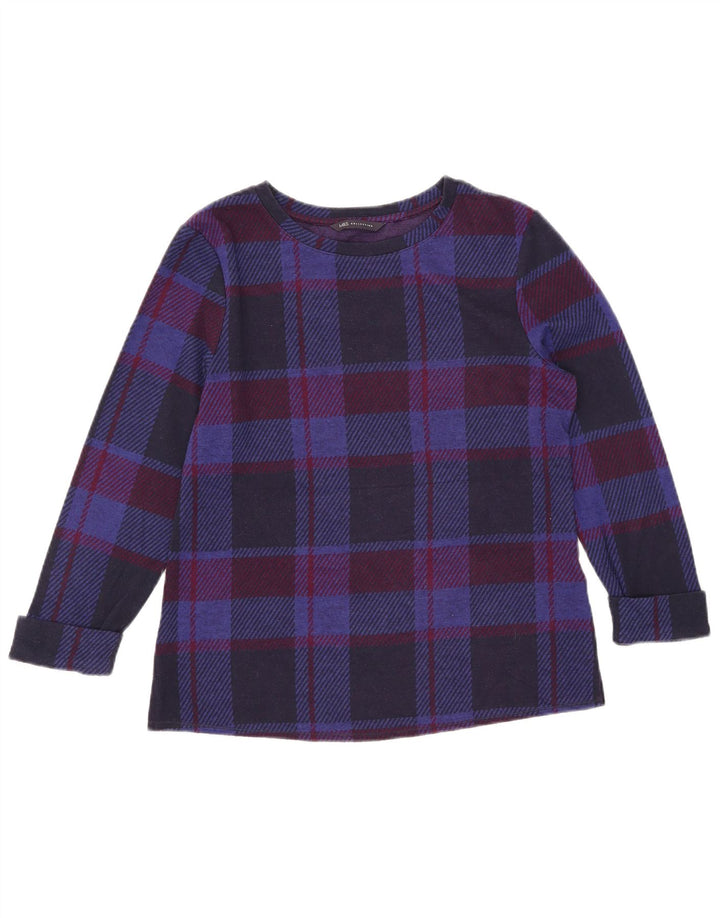 Marks & Spencer Top pentru femei cu mâneci 3/4 Marea Britanie 10 mic, albastru bleumarin, caroserie