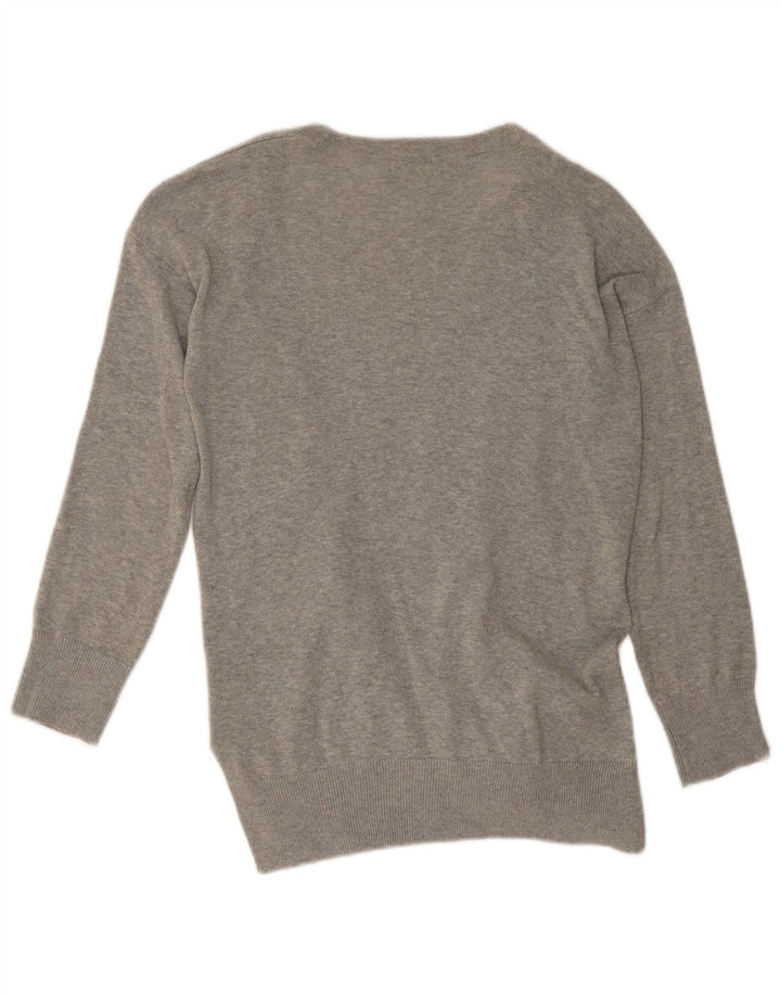 Pulover cardigan deschis pentru femei Marks & Spencer UK 10 mic gri