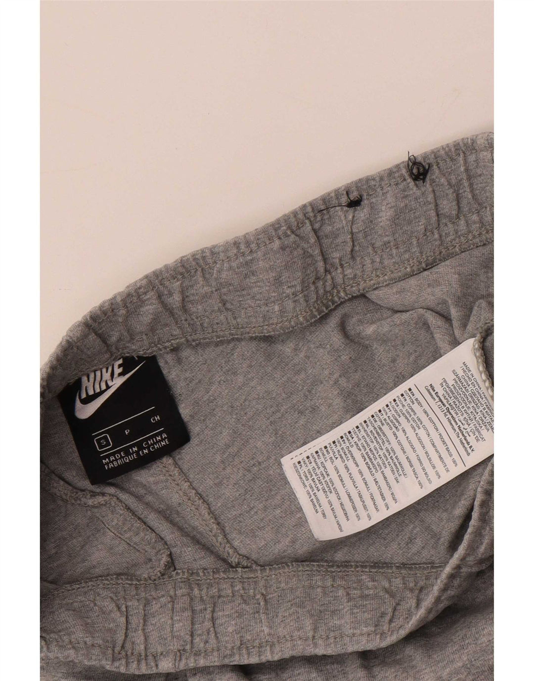Pantaloni scurți sport Nike pentru bărbați, bumbac, gri mici