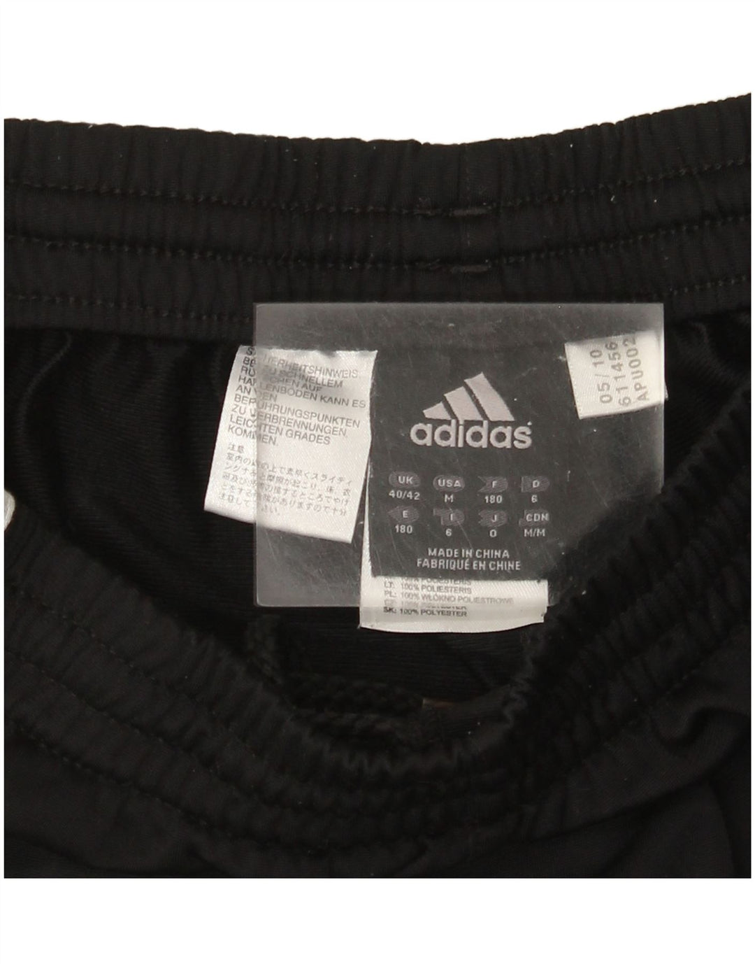 Pantaloni de trening Adidas pentru femei Joggeri UK 40/42 Poliester mediu negru
