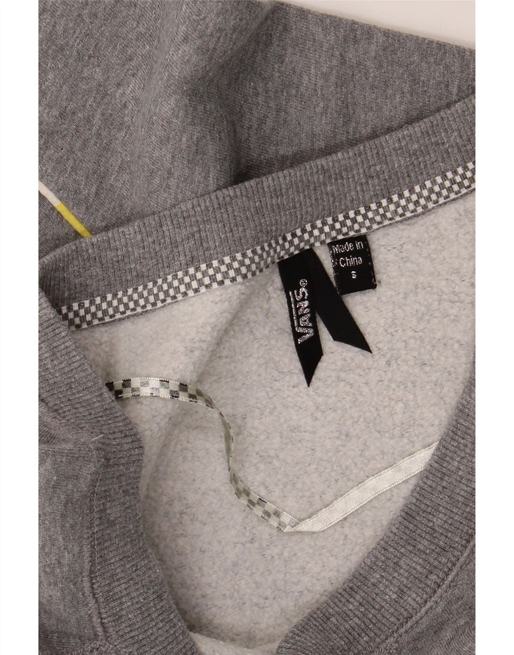 VANS Womens Graphic Sweatshirt Jumper UK 10 Small Grey Cotton