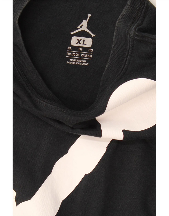 Tricou grafic Băieți JORDAN Top 13-14 Ani XL Negru
