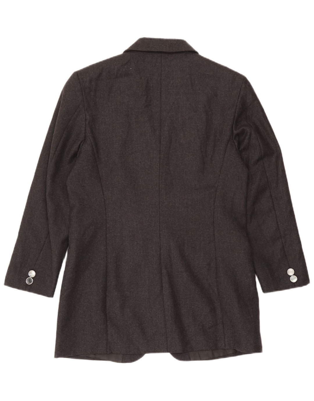 Jachetă vintage pentru femei cu paragate cu 3 nasturi, UK 14, gri mediu