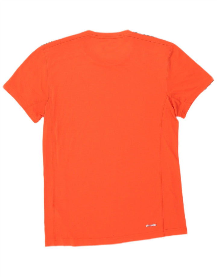 Tricou Adidas Climalite pentru bărbați Top mic poliester portocaliu