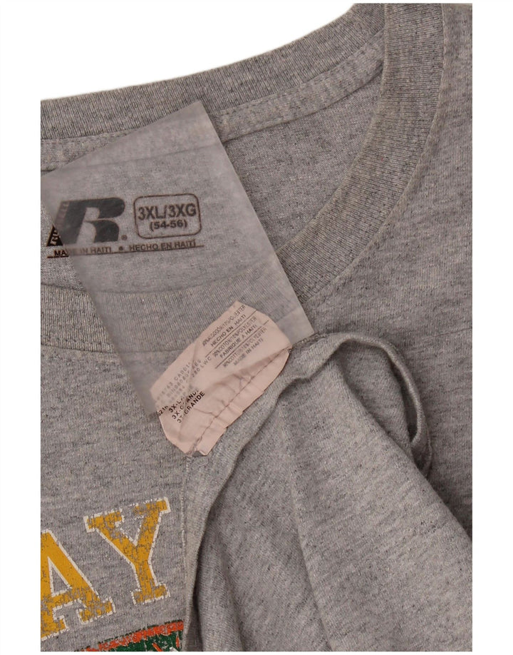 Russell Athletic pentru bărbați Baylor Bears Tricou grafic Top 3XL bumbac gri