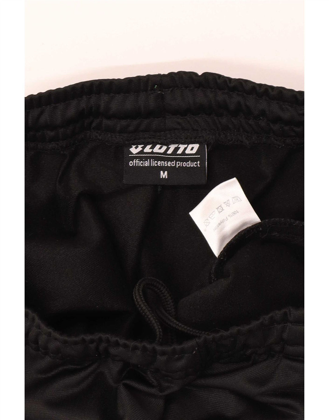 Pantaloni de trening Lotto pentru femei UK 12 Poliester mediu negru