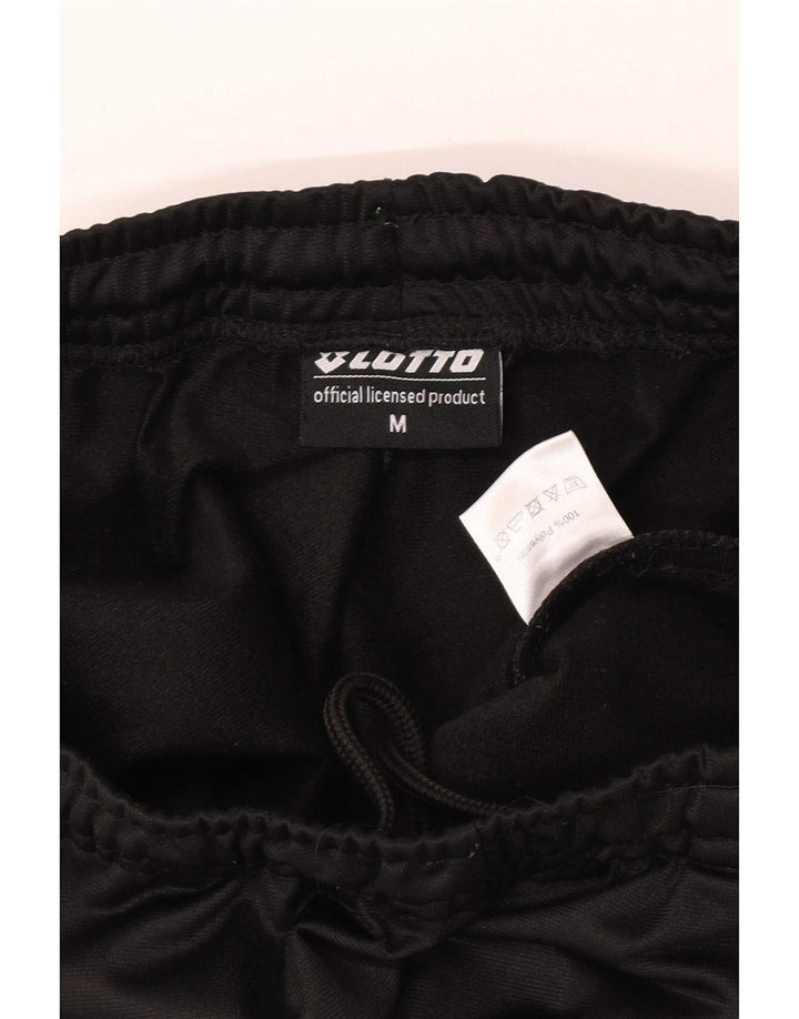 Pantaloni de trening Lotto pentru femei UK 12 Poliester mediu negru