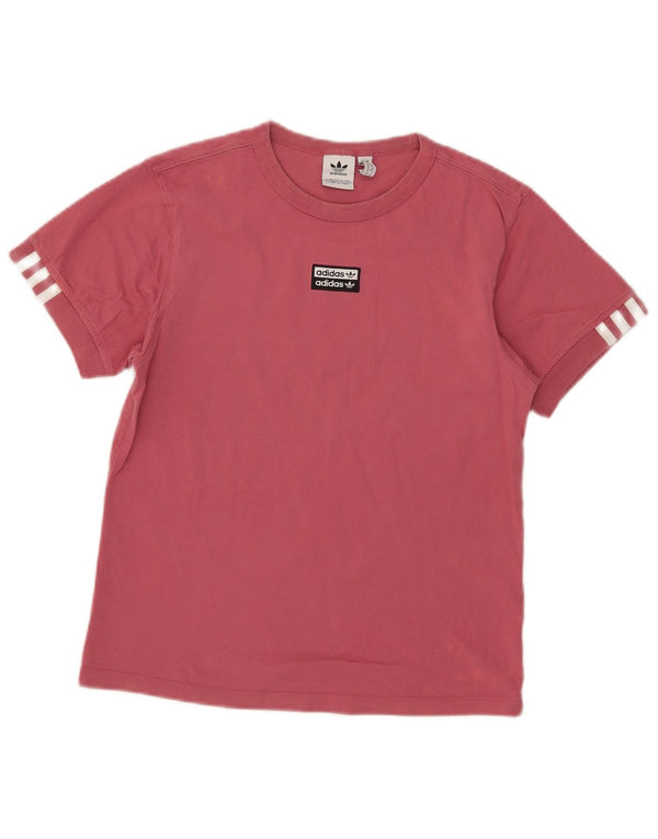 Tricou Adidas pentru femei Top UK 10 Small Pink Bumbac