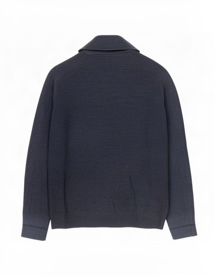 Pulover cardigan pentru bărbați Marks & Spencer XL poliester bleumarin