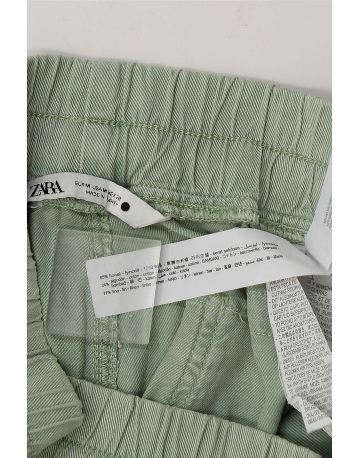 Pantaloni de jogging pentru femei Zara Mediu L28 L27 Lyocell verde