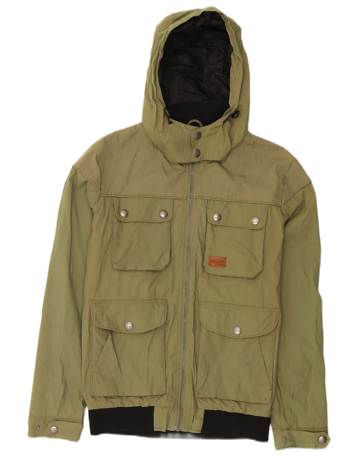 Jack & Jones jachetă cu glugă pentru bărbați, UK 38, nailon mediu kaki