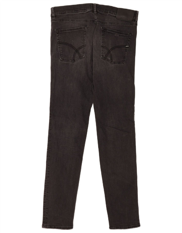 Blugi slim pentru bărbați Gas Slim Distressed W33 L34 bumbac negru
