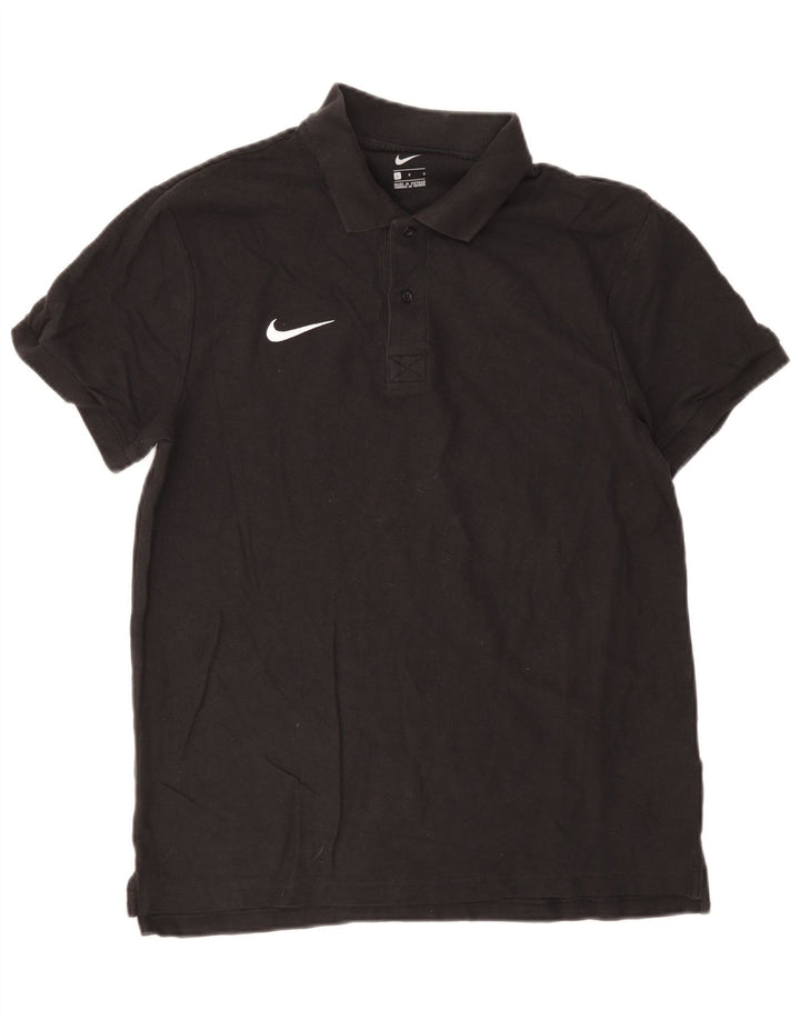 Tricou polo Nike pentru bărbați, mare, negru, bumbac