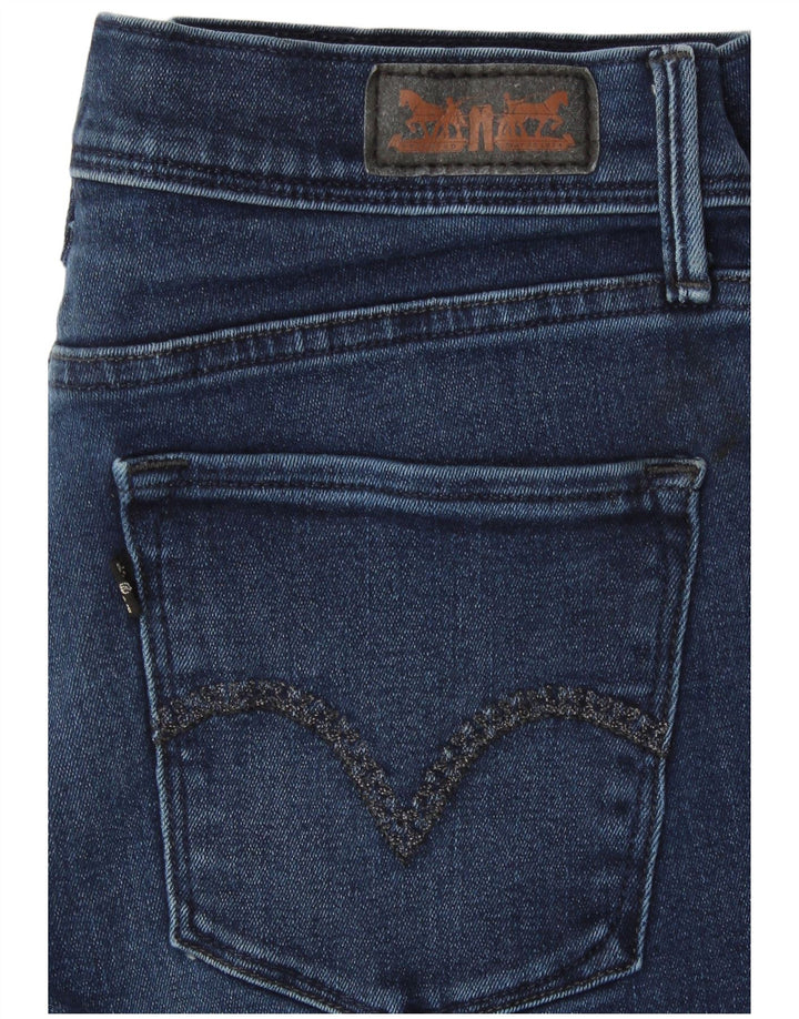 Blugi drepti pentru femei LEVI'S W32 L30 bleumarin