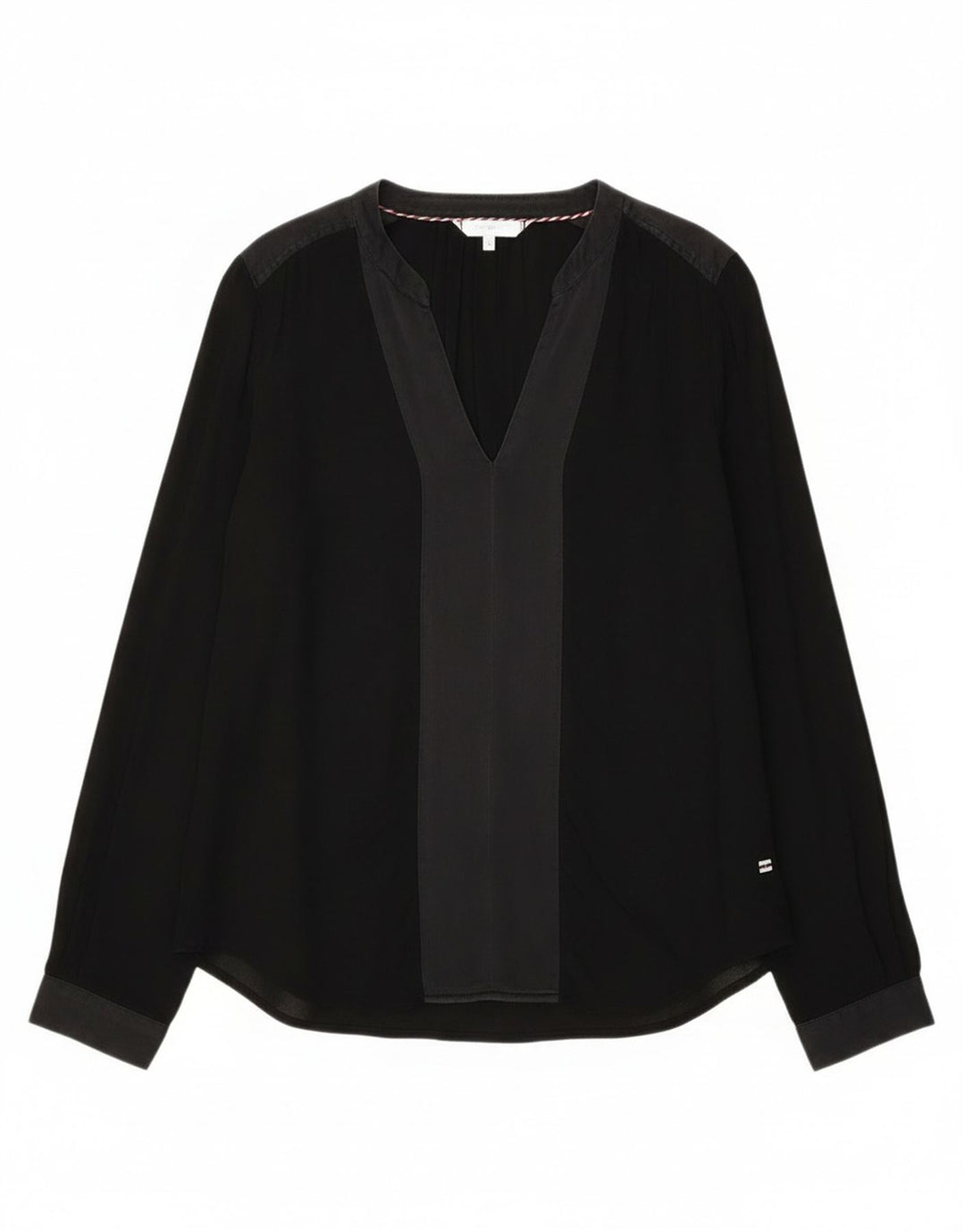 Bluză oversized cu mânecă lungă pentru femei Tommy Hilfiger Top US 4 Small Black