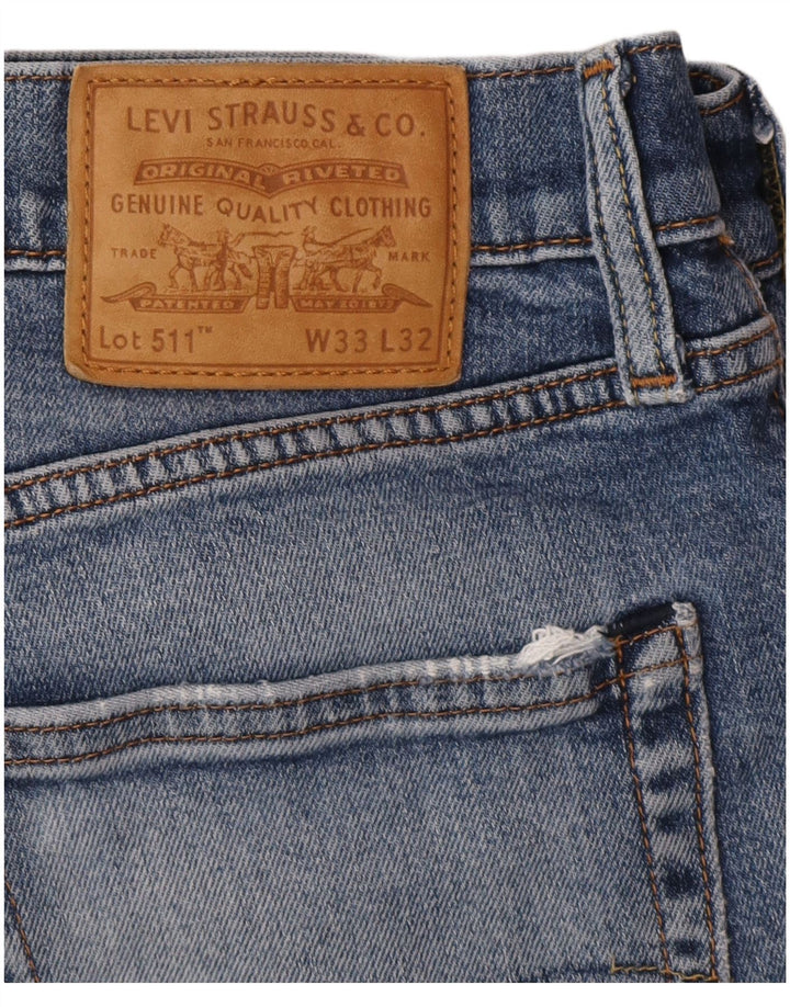 Blugi Levi's 511 Slim W33 L32 Albastru