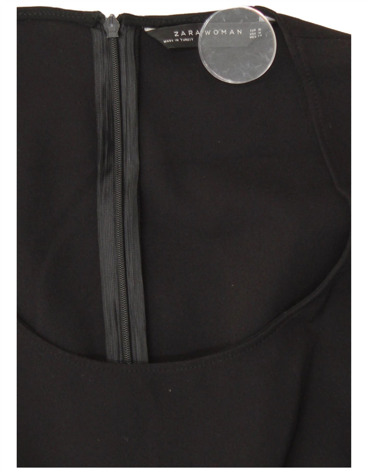 Rochie bodycon fără mâneci pentru femei Zara UK 12 Poliester mediu negru