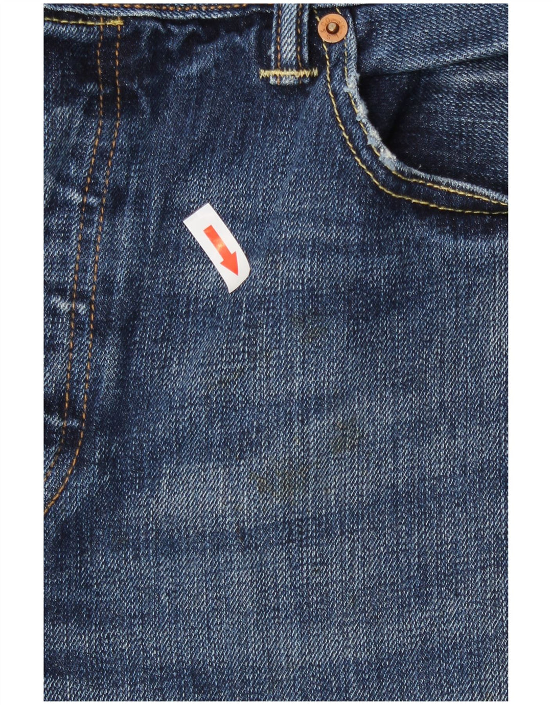 Blugi tăiați pentru bărbați Levi's 501 W34 L25 albastru