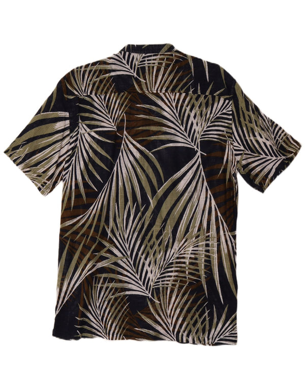 PIAZZA ITALIA Cămașă cu mânecă scurtă pentru bărbați, mare, bleumarin, florală