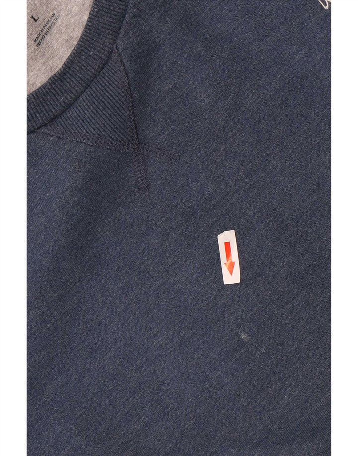 U.S. Polo Assn. Pulover pentru bărbați, mare, albastru, bumbac