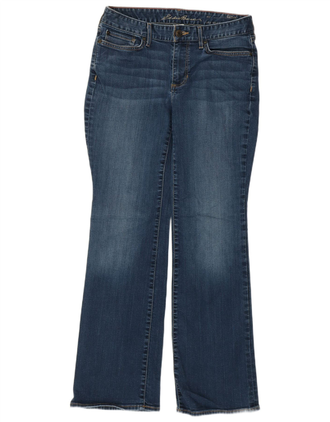 Eddie Bauer Blugi cu bootcut pentru femei US 6 Medium W28 L30 Bumbac albastru