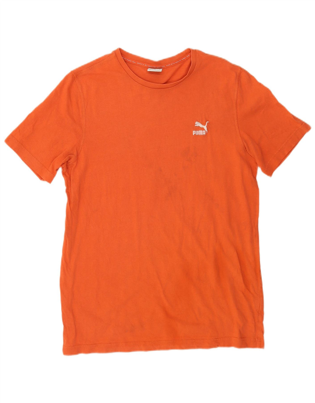 Tricou pentru bărbați Puma Top din bumbac portocaliu mediu