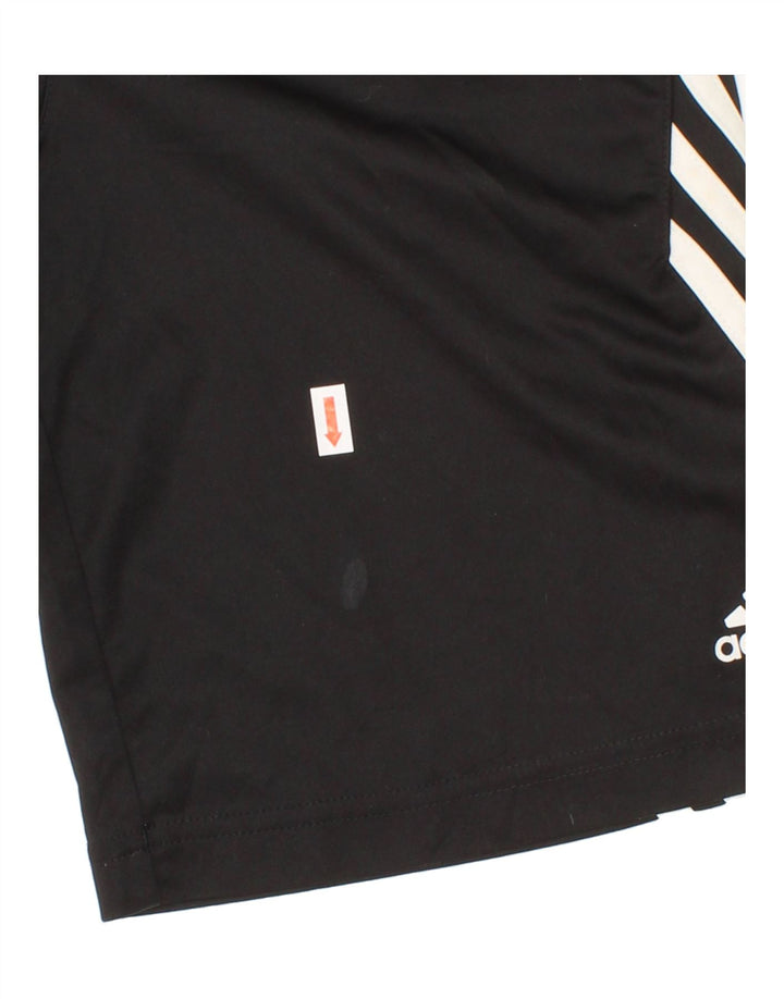Pantaloni scurți sport ADIDAS pentru băieți 7-8 ani, mici, negru, poliester color bloc