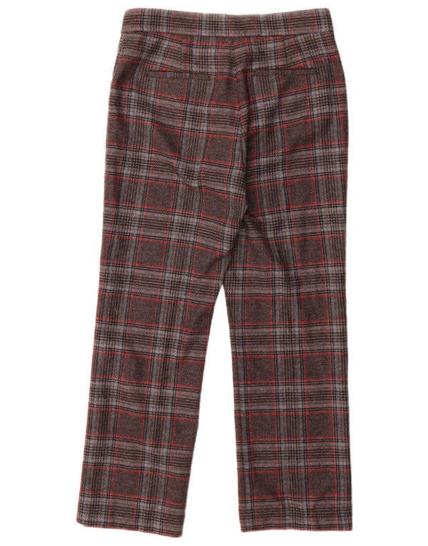 Max & Co. Pantaloni casual drepti pentru femei UK 8 Small W26 L30 Gri Check